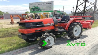 KUBOTA GL21 полноприводный минитрактор японский с фрезой 710 000 руб. с фрезой колея 100 см реверс