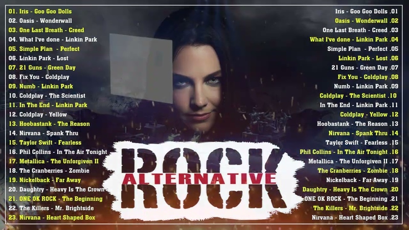 Best Rock Songs Of 90s 2000s Linkin Park, Daughtry, Nickelback, Coldplay, Simple