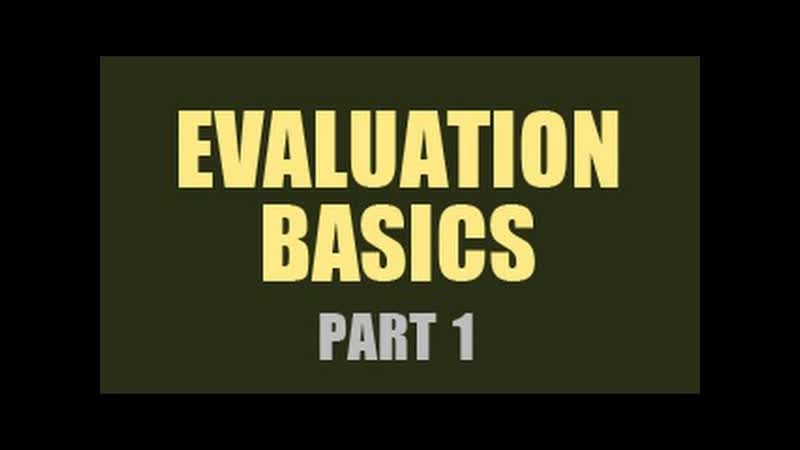 Evaluation Basics Part