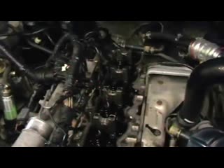 Mazda MPV двс WL- T 2,5л, замена сальников клапанов