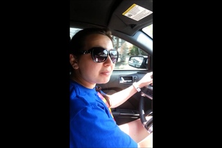Crazy russian girl driving mustang Фидалия