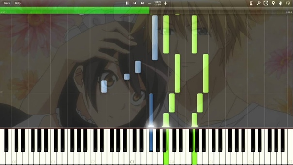 Synthesia Kaichou wa Maid sama OST Odayaka Hoshi Hana Koukou Kaichou wa Maid