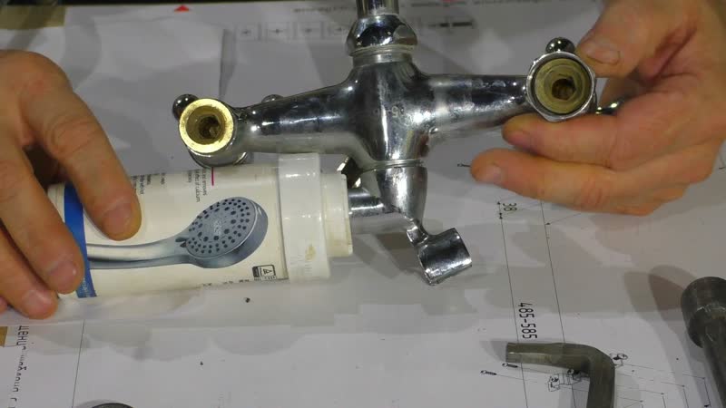 Как заменить гайку в смесителе, Replacing the nut of the plumbing