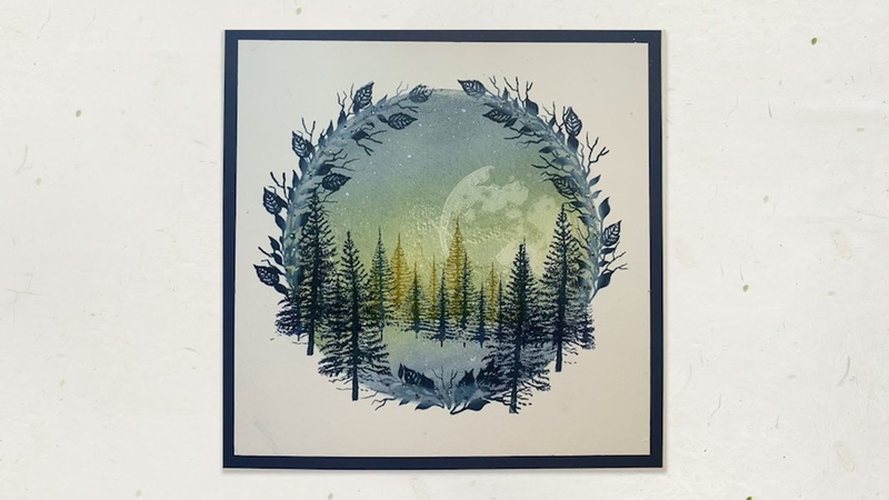 Quick Crafts: How to create THAT winter morning sunrise coming through the trees on a winter