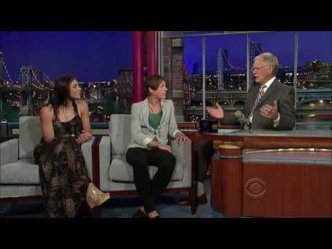 Hope Solo and Abby Wambach from the U. S. Soccer Team on David Letterman 07, 19,