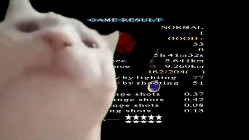 Cat Vibing to Silent Hill Rank