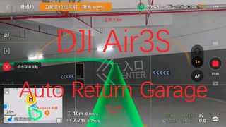 DJI Air3S Accurate Auto Return to Garage ! | DJI Air3S