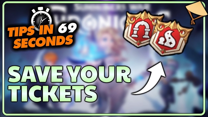 SAVE YOUR TICKETS 69s Tips, Summoners War: