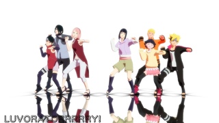 NARUTO MMDLUVORATORRRRRY! - SASUKESAKURASARADANARUTOHINATAHIMAWARIBORUTO (SASUSAKUNARUHINA)