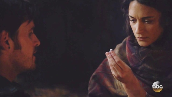 Once Upon A Time 6x17 Hook Shows Engagement Ring to Tiger Lily Fell In Love Season 6 Episode