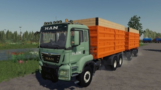 MAN TGS 6X6 СЕЛЬХОЗНИК ОБЗОР МОДА - FARMING SIMULATOR 19