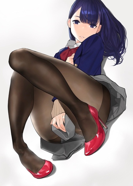 Young pantyhose anime bikini
