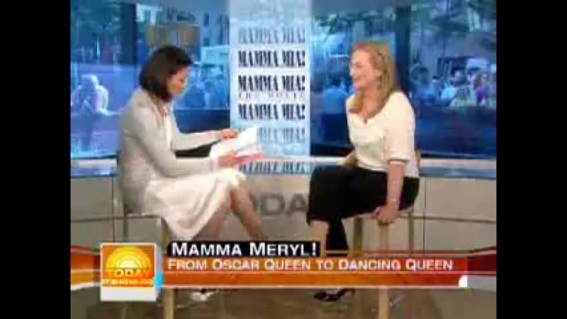 Mamma mia Смешное интервью с Мерил ( NBC