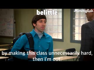 Belittle / Mimenglish