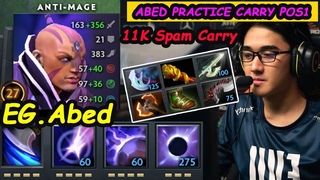 Ready For Doto !! EG Abed - Anti Mage A-GOD 11K MMR Spam Carry In Ranked Dota 2 pro Gameplay