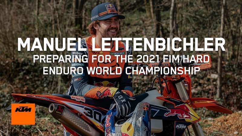 Manuel Lettenbichler Preparing for the 2021 FIM Hard Enduro World Championship,