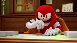 Meme Approved Knuckles but he stamped too hard