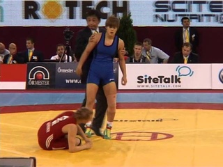 SWWC2013 / Yuliya RATKEVIСH - Taybe Mustafa Yusein (BUL) - FW 59 kg, 1/2 final match
