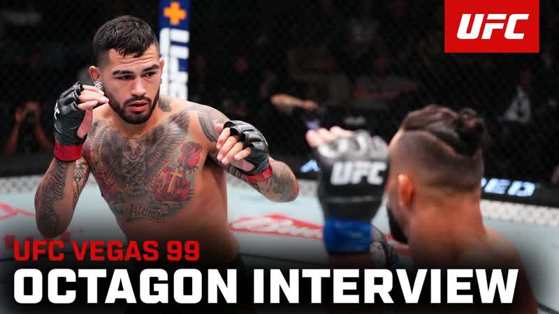 Anthony Hernandez Octagon Interview, UFC Vegas