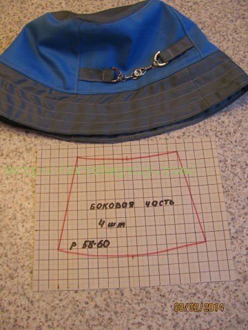 Панама мужская летняя выкройка Панама мужская летняя выкройка