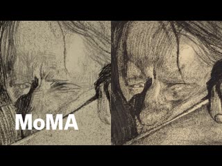 Kthe Kollwitz's creative process brought to life, Sharpening the Scythe