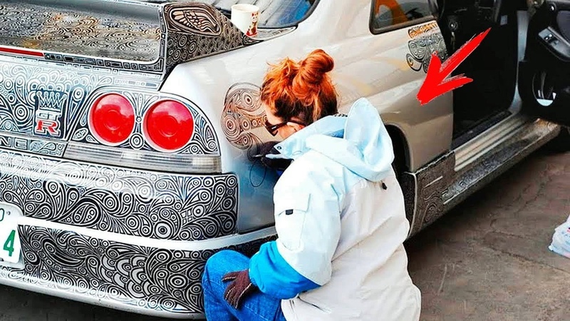 Husband asks wife to paint over a SCRATCH, she took it literally and did something