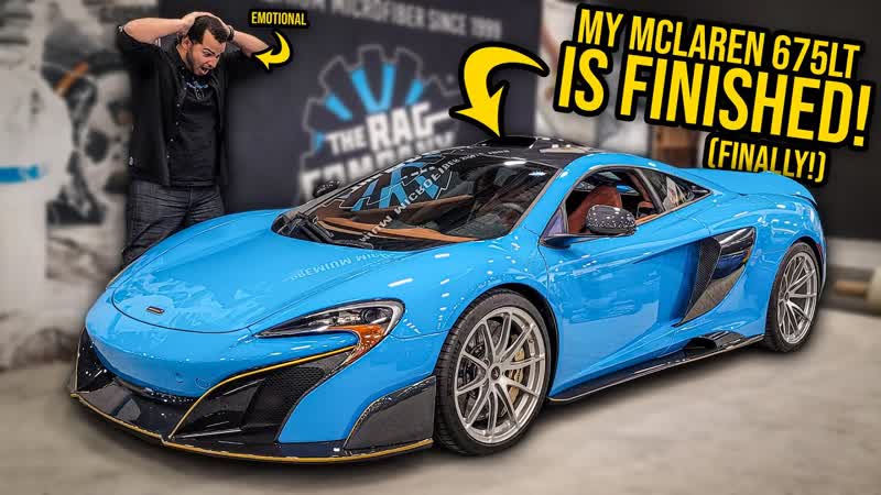 My Wrecked Mc Laren 675 LT Is FINISHED After 2 LONG Years ( Its The Most Beautiful Car Ive Ever