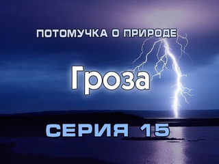 Потомучка о природе 15. Гроза