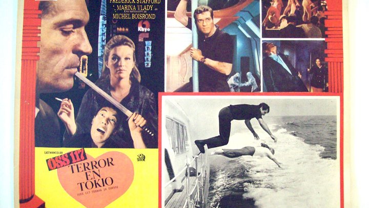 OSS 117, TERROR EN TOKYO (1966) de Mivhel Nolsrond co Frederick Staffod, Marina Vlady by