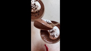 MOUSSE AL CIOCCOLATO in pochissime mosse! #Shorts