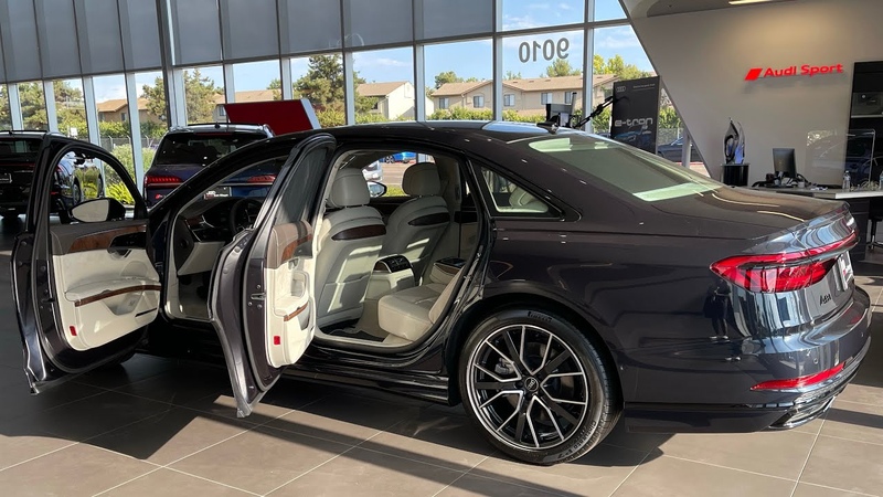 2021 Audi A8 L 55 TFSI quattro Tiptronic 335 HP ( Moonlight Blue) Exterior Interior Details 4